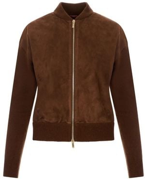 Max Mara Bomber Jackets - Brown