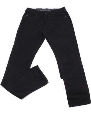 Armani Straight Trousers - Black