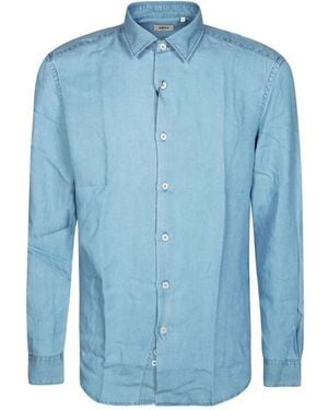 Altea Overhemden ,Blauw ,6012 Azzuro Camicia