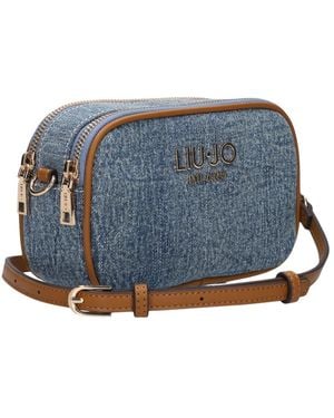 Liu Jo Tassen ,Blauw ,Denim Ridhi Schoudertas