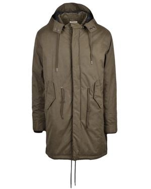 Anerkjendt Jassen ,Groen ,Katoen Parka - Bruin
