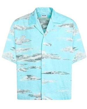 Moschino Short Sleeve Shirts - Blu
