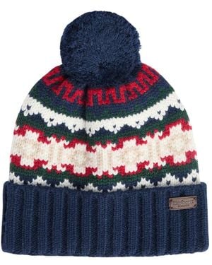 Barbour Accessoires ,Veelkleurig ,Kane Muts & Sjaal Cadeauset - Blauw