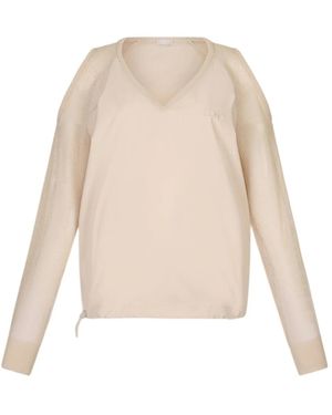 Liu Jo Long Sleeve Tops - Neutro