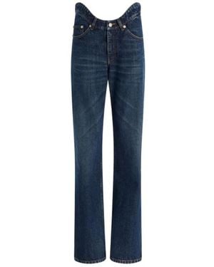 Jean Paul Gaultier Straight Jeans - Blue