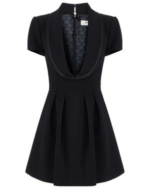 Elisabetta Franchi Short Dresses - Black
