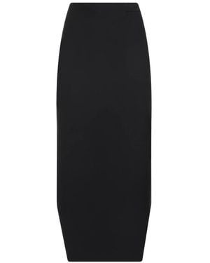 Givenchy Front Kick Skirt - Black