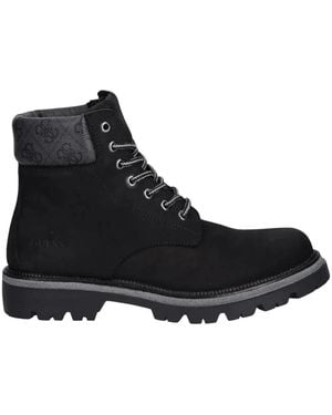 Guess Lace-Up Boots - Nero