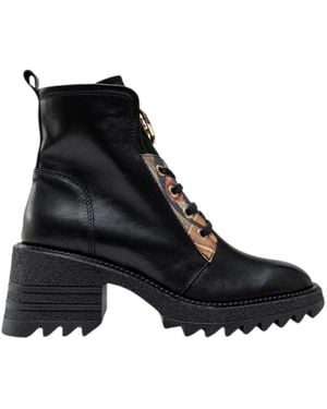 Gattinoni Lace-Up Boots - Black