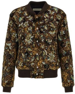 Dries Van Noten Bomber Jackets - Green