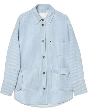 OOF WEAR Denim Casual Jacke - Blau
