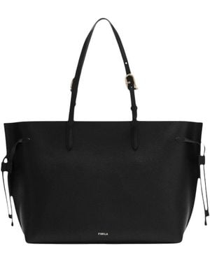 Furla Tassen ,Zwart ,Leer Ava L Tote W/Zip