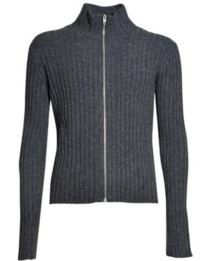 Jil Sander Hoodies & Sweatvesten ,Grijs ,029 Vest - Blauw
