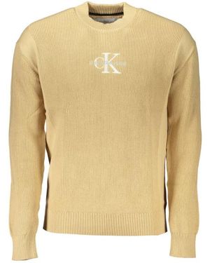 Calvin Klein Round-Neck Knitwear - Yellow