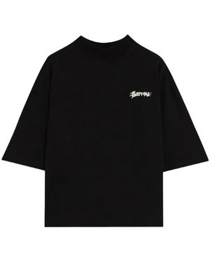 Barrow Tops ,Zwart ,T-Shirt Met Korte Mouwen