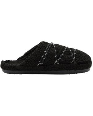 Moon Boot Slippers - Black