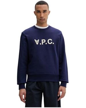 A.P.C. Sweatshirts - Azul