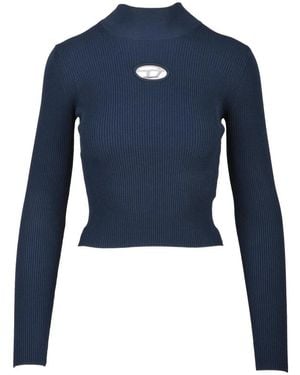 DIESEL Turtlenecks - Blauw