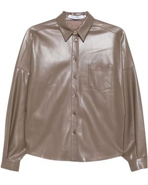 SIMONA CORSELLINI Shirts - Marrón