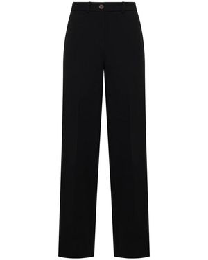 Alysi Straight-Leg Trousers for Women - Black