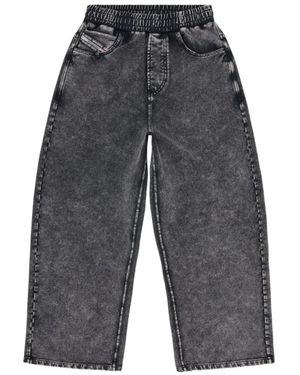 DIESEL Loose-Fit Jeans - Gris
