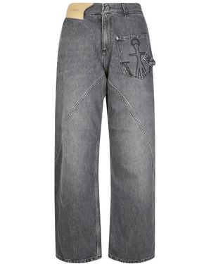 JW Anderson Wide Jeans - Grijs