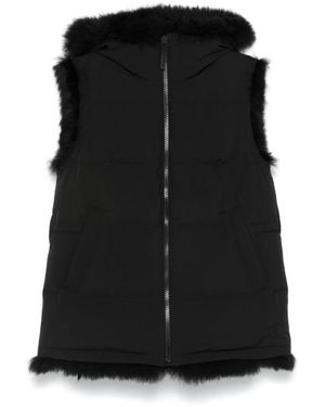 Yves Salomon Vests - Nero