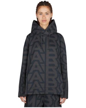 Marc Jacobs Monogram Oversized Hoodie - Zwart