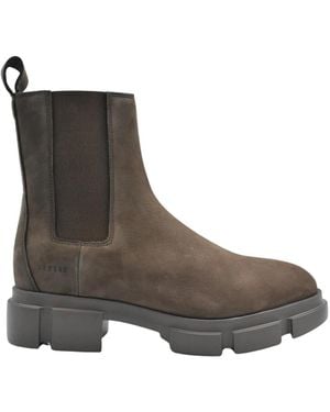 COPENHAGEN Braune flache schnürschuhe