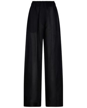 Thelatest Wide Trousers - Black