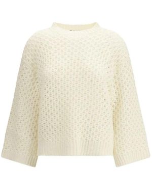Fabiana Filippi Round-Neck Knitwear - Natural
