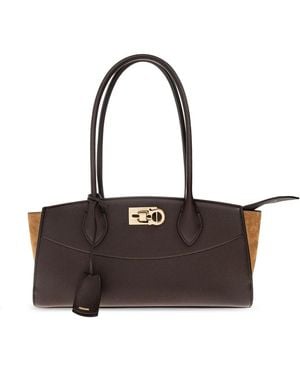 Ferragamo Shoulder Bags - Marrone