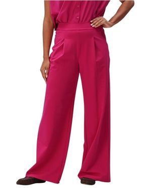 JAPANTKY Broeken ,Roze ,Kona Long Wijde Broek - Rood