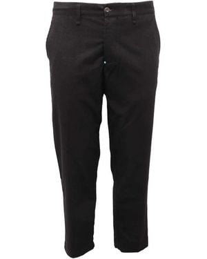 White Sand Straight Trousers - Black