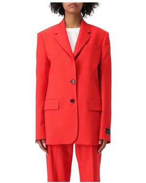 MSGM Stilvolle Jacke Für Männer Und Frauen - Rot