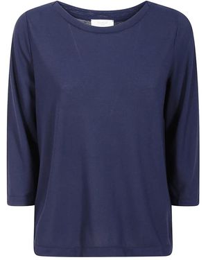 Zanone Long Sleeve T-Shirts - Blue