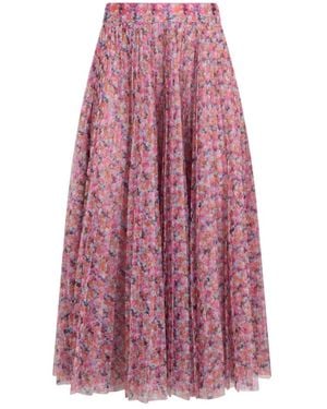 Philosophy Di Lorenzo Serafini Midi Skirts - Pink