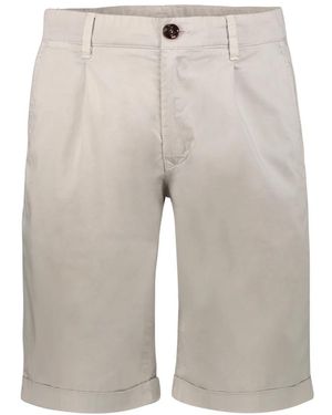 Moorer Korte Broeken ,Katoen Bermuda Shorts Van Katoen - Grijs