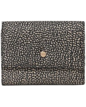 Borbonese Medium Con Patta - Zwart