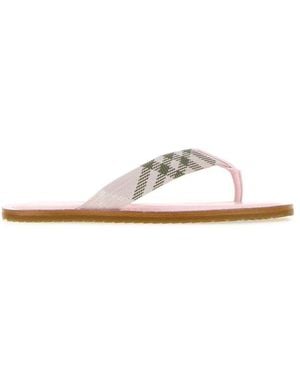 Burberry Flip Flops - Pink