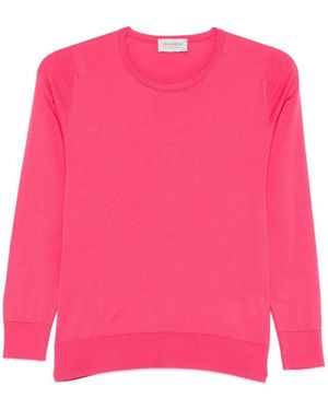 John Smedley Round-Neck Strickwaren - Pink