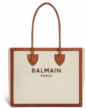 Balmain B-Army 42 Tote Bag - Weiß