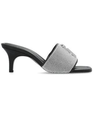 Marc Jacobs Schoenen ,Grijs ,Leer The Rhinestone J Marc Heeled Sandal