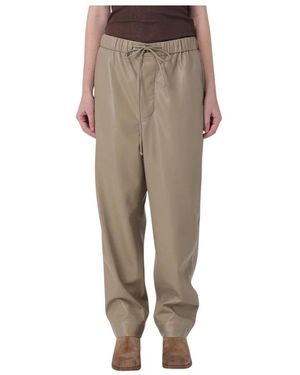 Nanushka Straight Trousers - Naturel
