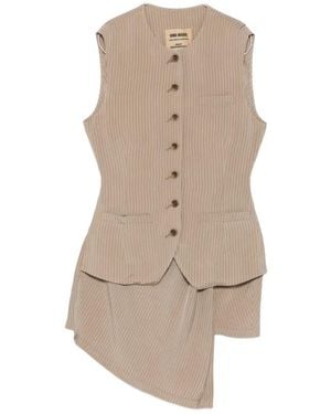 Uma Wang Sleeveless Tops - Neutro