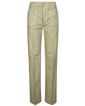 Victoria Beckham Wide Trousers - Green
