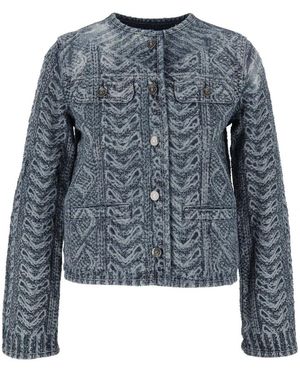 DIESEL Jassen ,Blauw ,Katoen Grafy S2 Jacket