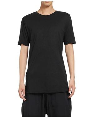 Thom Krom Tops ,Zwart ,Katoen Ts 977 T-Shirt