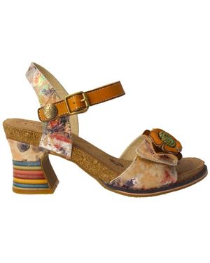 Laura Vita High Heel Sandals - Metallic