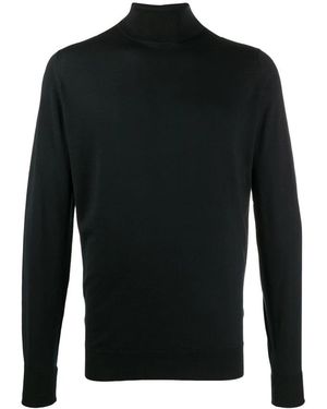 John Smedley Turtlenecks - Negro